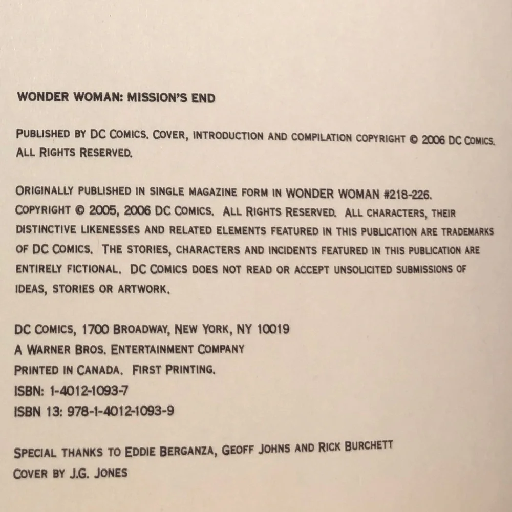 WONDER WOMAN: MISSION’S END Graphic Novel - Picture 5 of 5